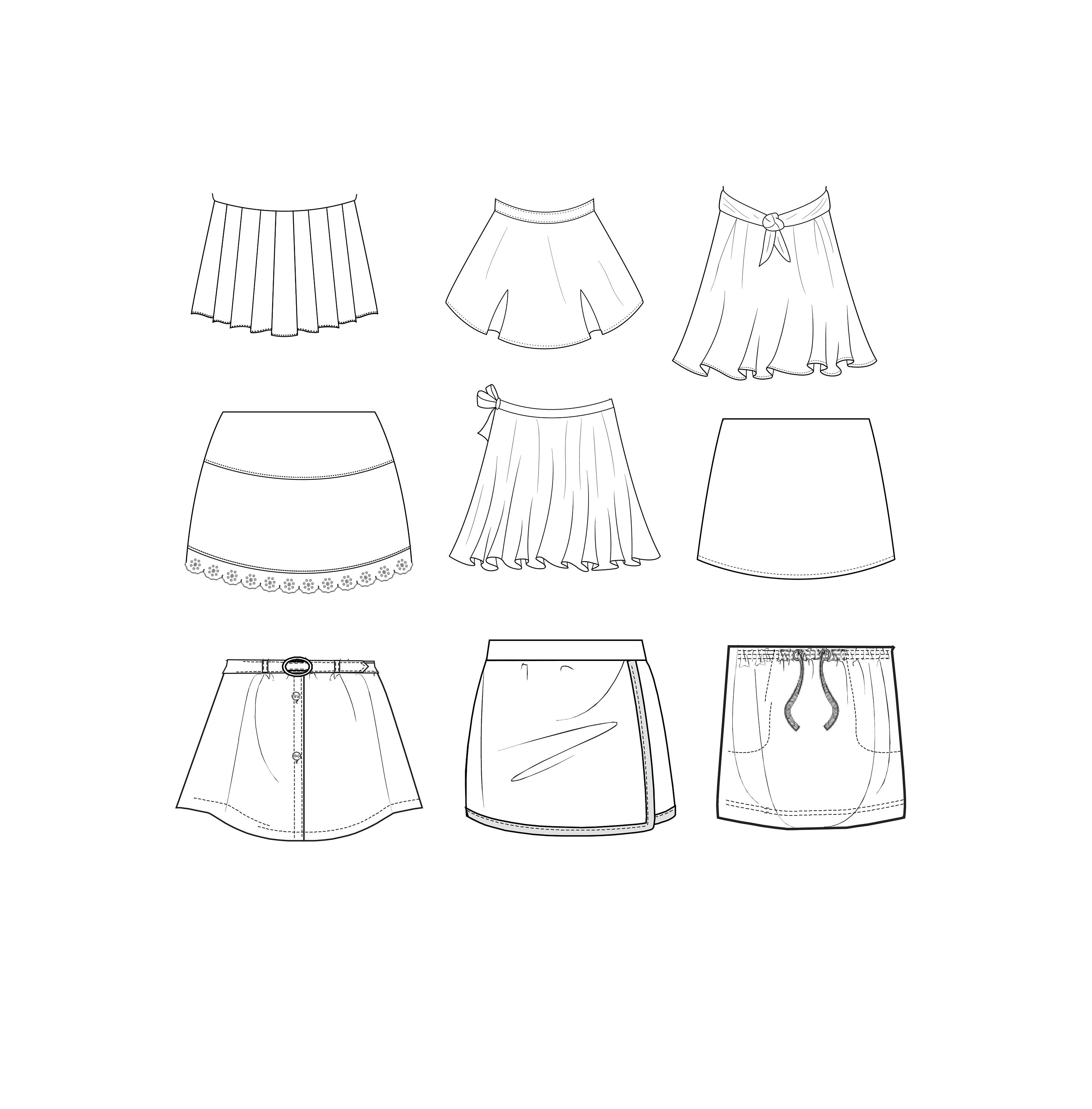 Skirt sketch hires stock photography and images  Alamy