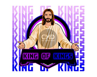 King of Kings PNG Clipart: Shirt Design Sublimation (Digital Download)
