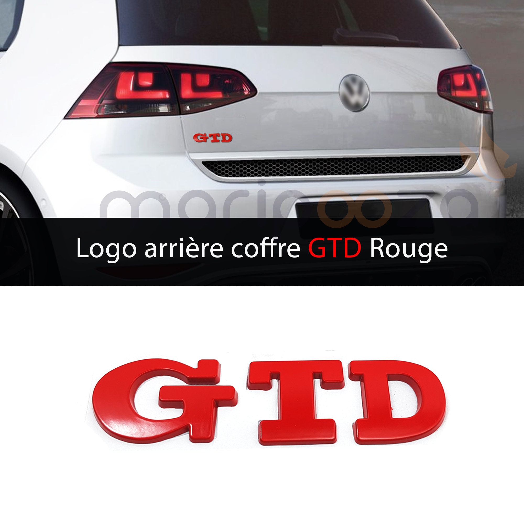 Housse de voiture adaptée à Volkswagen Golf 7 GTI 2014-actuel intérieur €  155