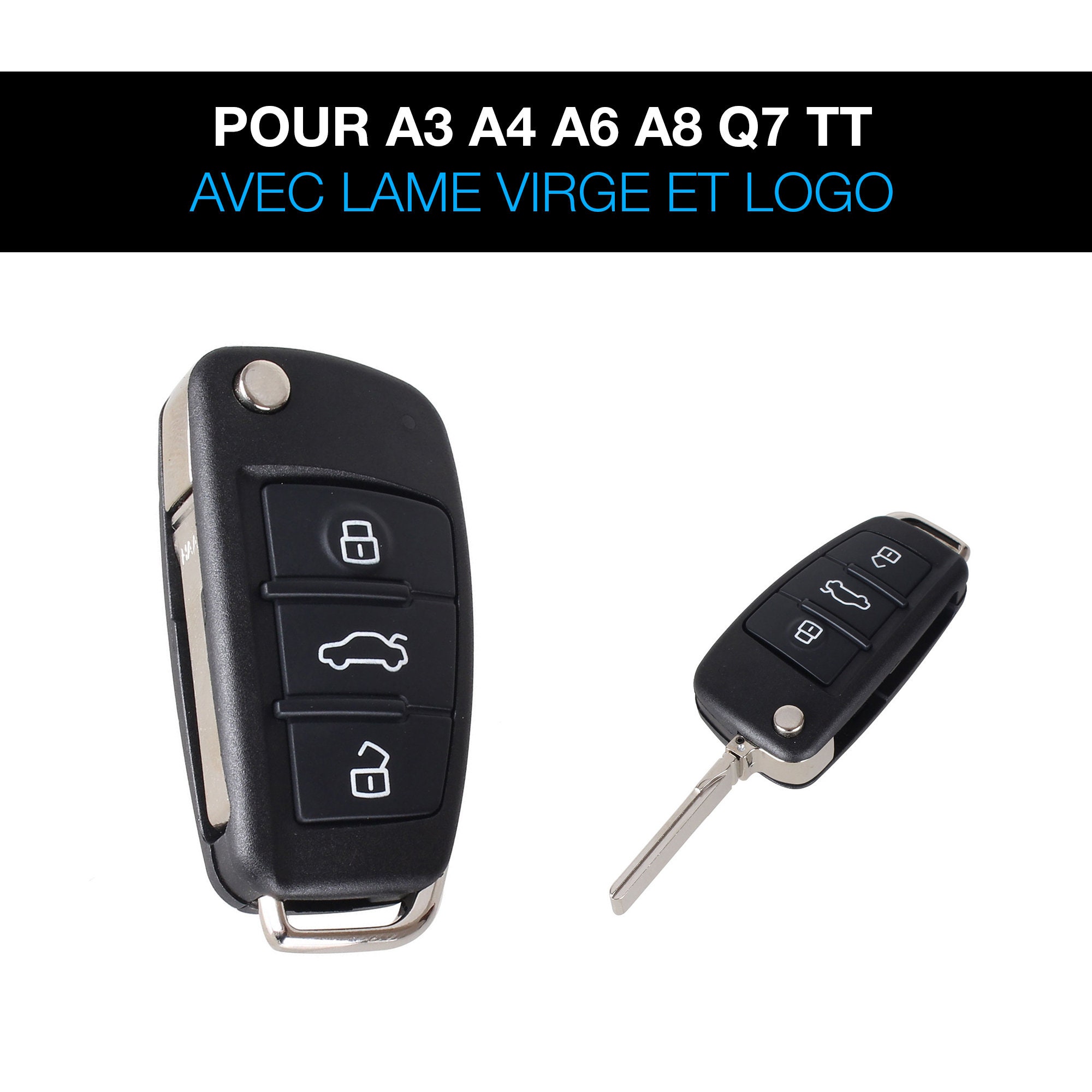 Key Cover Gehäuse Hülle Tasche Schlüssel für Audi A4 B9 A5 F5 Q5 FY A6 C8  A7 4K