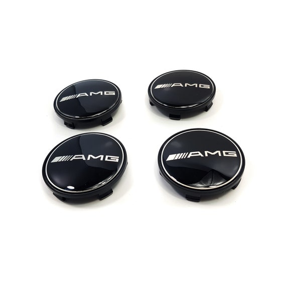 4x Cache Moyeux Centre Roue Ø 68/65mm Mercedes AMG Logo Badge Noir NR -   France