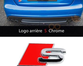 Logo Emblem Q2 Rear Trunk Glossy Black 100x35 MM for Audi Q2 