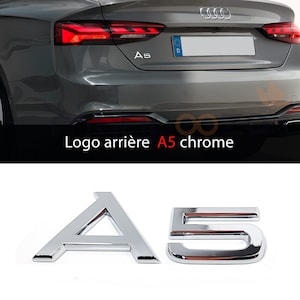 Emblème logo 45 TFSI arrière coffre Noir Brillant 175x20 MM pour Audi -   France