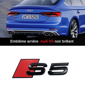 Encadrement de volant en métal rouge argenté pour Audi Garniture Autocollant  Emblème pour Audi A4 A5 A6 Q5 Q7 Alliage Métal Audi Cadeau pour lui  Royaume-Uni -  France