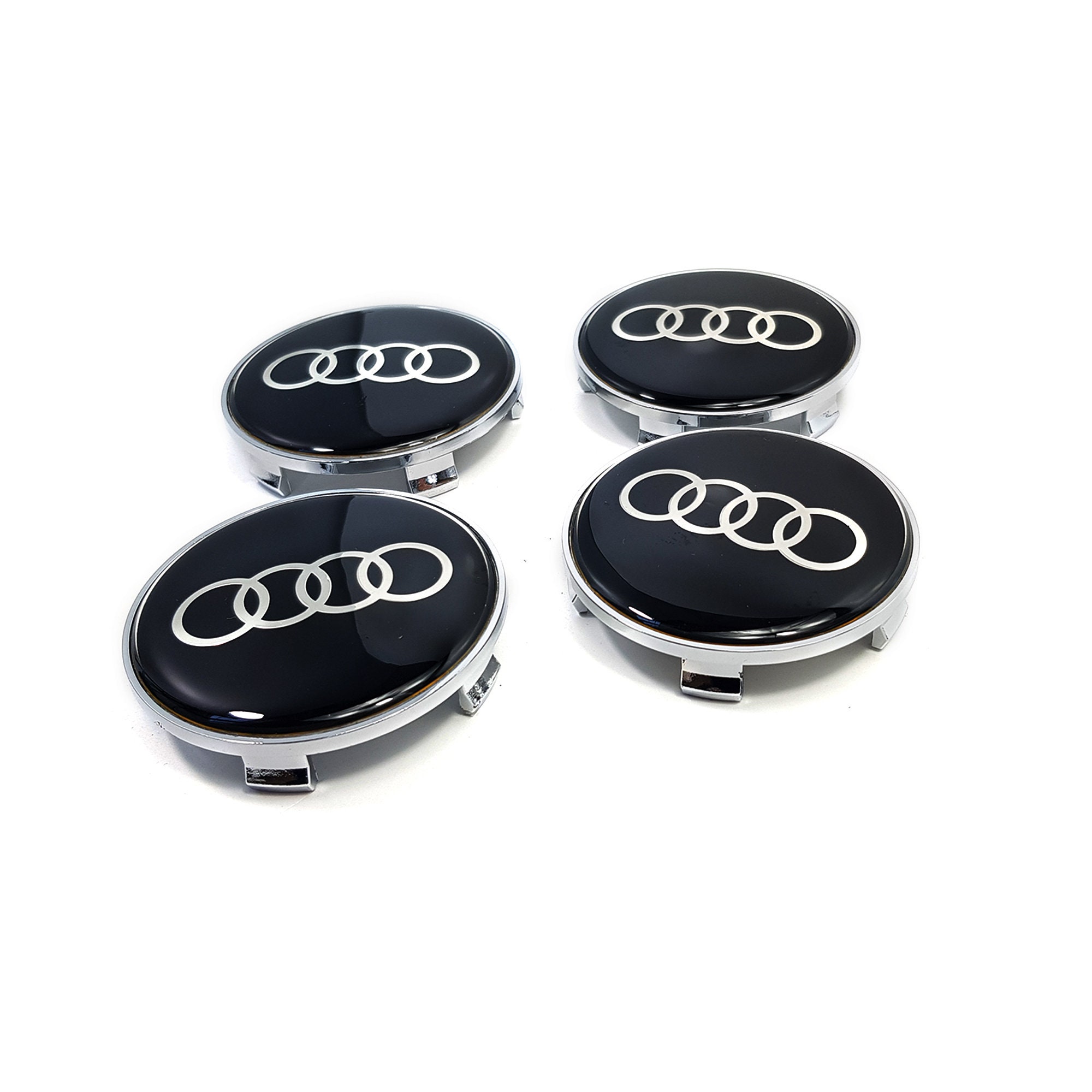 Black audi centre caps deals