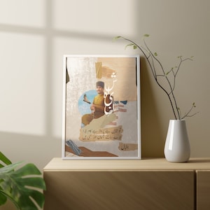 Poezja Allamy Iqbala| Grafika na ścianę | Urdu grafika | Tu ShaheeN hai parwaaz hai kaam tera | Prezent muzułmański | Sztuka pakistańska