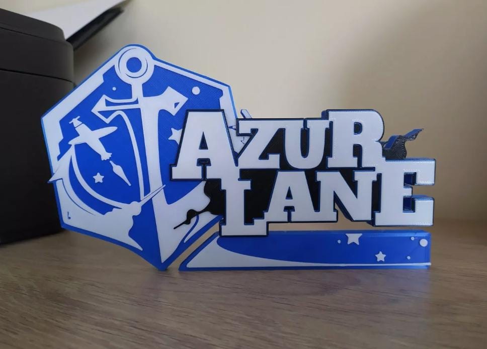 Azur Lane sign to display gaming collection manga figurines Azur Lane