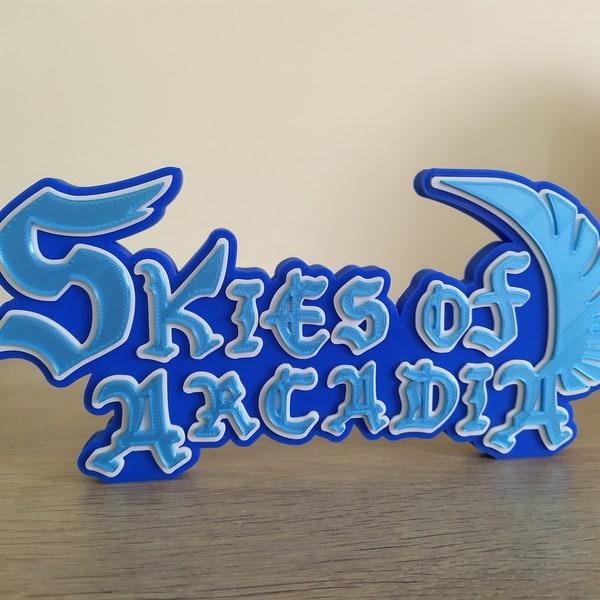 skies of arcadia sign to display collection sega dreamcast rpg display sign