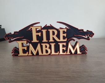 Fire Emblem sign to display Nintendo gaming collection
