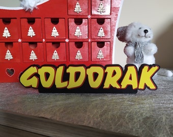 Goldorak logo to display manga collection