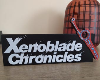 xenoblade sign to display gaming rpg nintendo collection sign display