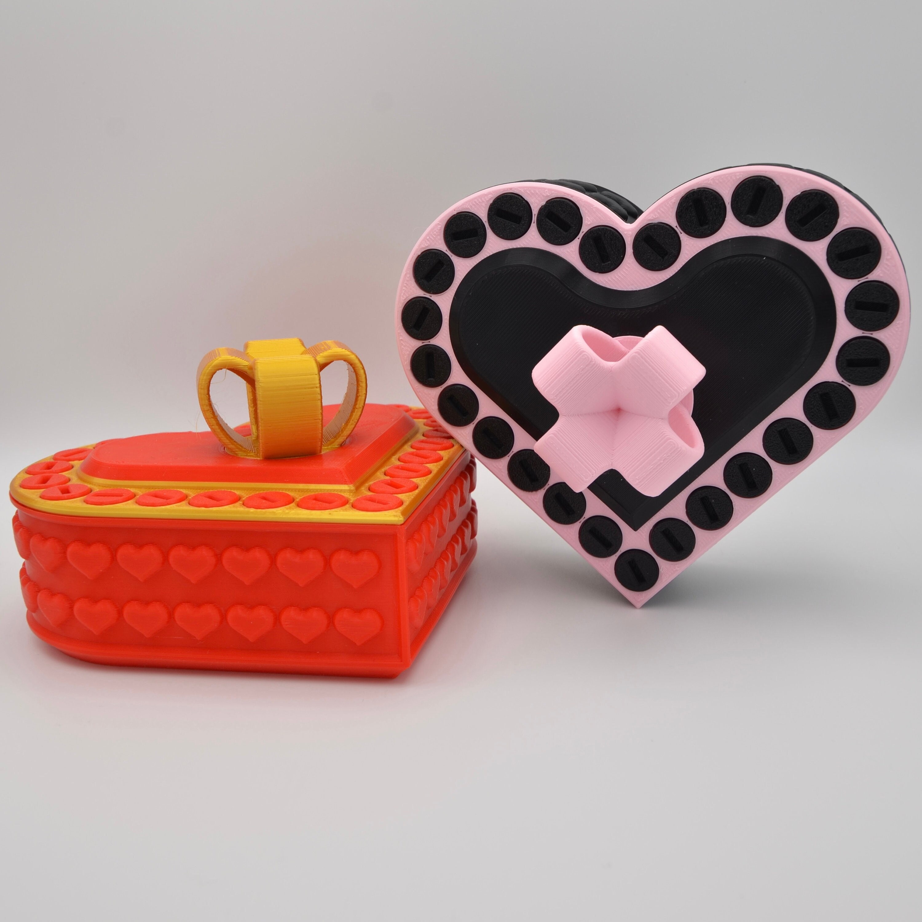 Annoying Valentines Heart Gift Box - 3D Printed Puzzle Box - Etsy