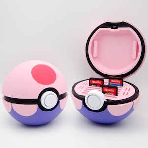 Dream Ball Pokemon Poke Ball 3D Printed Switch, 3DS, or Ring Holder