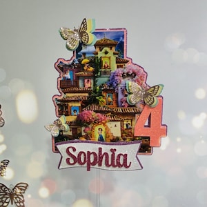 Encanto inspired Cake Topper/One Birthday/First Birthday/Encanto Cake Topper/Disney/Cake Topper/ Birthday Party/Mirabella/Girls Cake Toppers