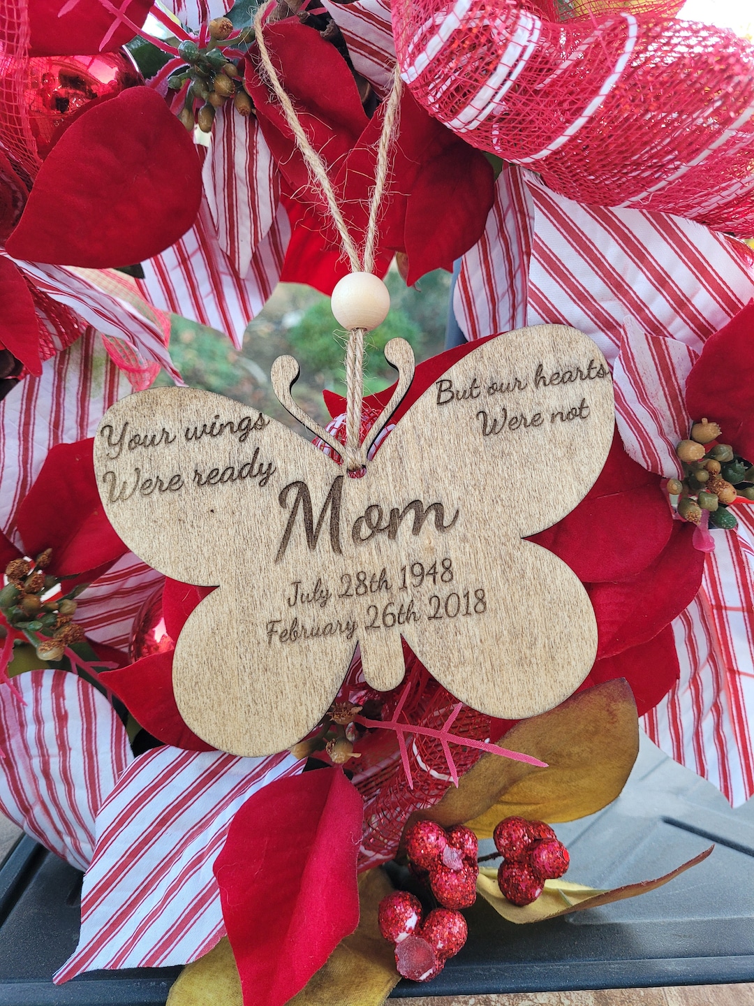 Memorial Ornament, Memorial Christmas Ornament, Sympathy Gift, Sympathy