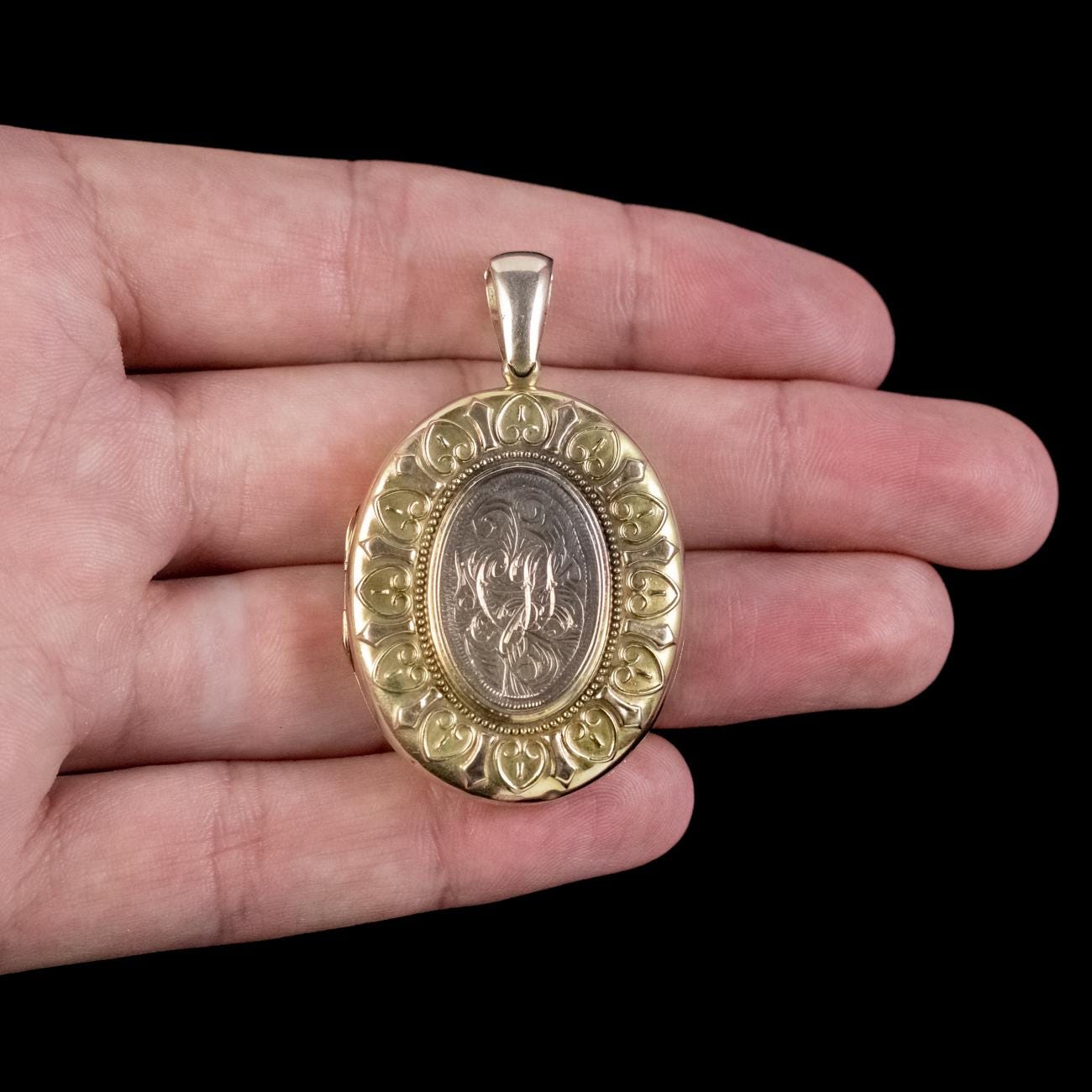 Antique Victorian Locket 15ct Gold Circa 1890 - Etsy