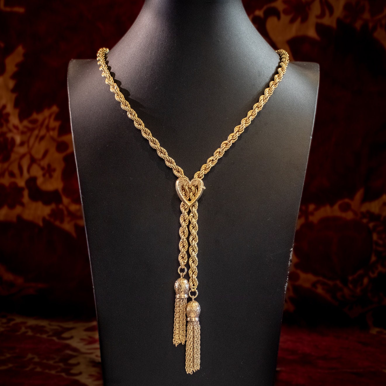 ◆VINTAGE HOLLYWOOD◆ Heart Long Chain Necklace VH2313NE009B C-N-240118-1-01_grande.jpg?v=