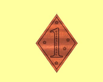 1st Marine Division Logo CNC File: Digital Download