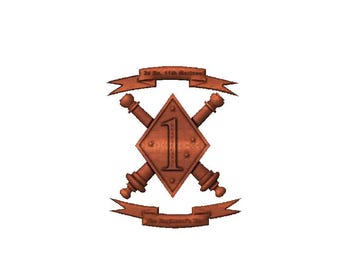 2d Battalion 11th Marine Logo: CNC Digital File