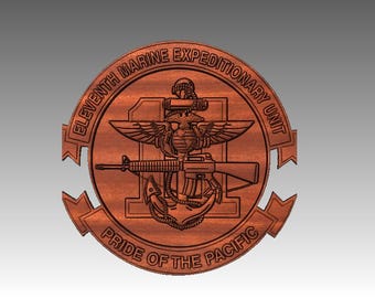 11th MEU Unit logo CNC digital file