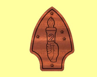 2nd Marine Division Logo CNC Digital File