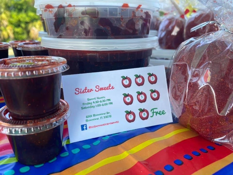 Mexican Candy Apples and Gummies Enchilados Etsy