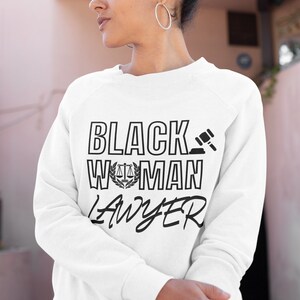 black woman lawyer Unisex Sweatshirt