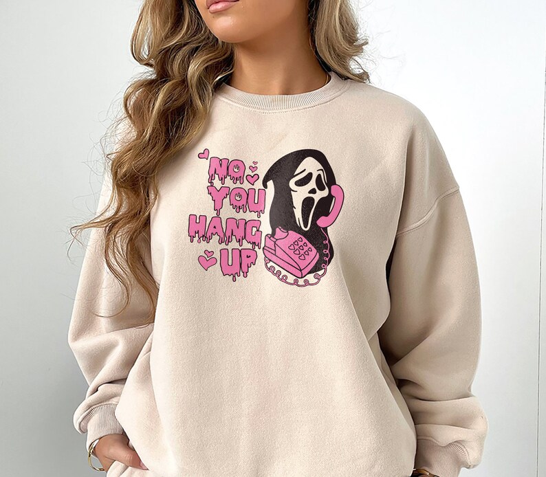 No You Hang up SVG Funny PNG Scream SVG Ghost Face Calling Etsy