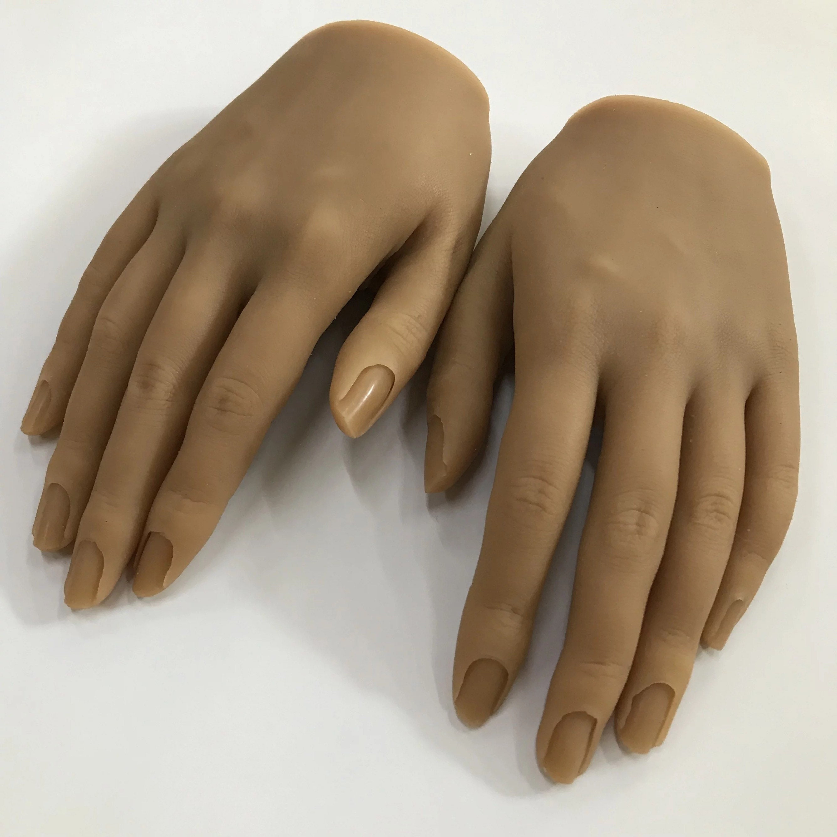 Full Nail Practice Silicone Hands For Nail Hands Display