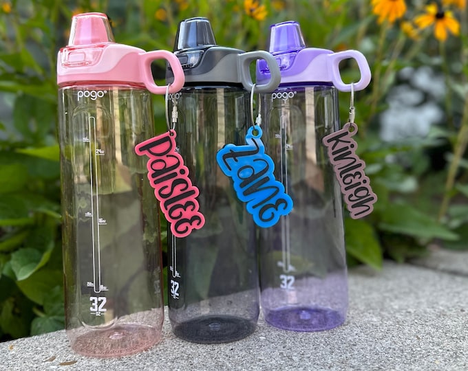 Featured listing image: Bottle tags/ Name tag/ Cup tag/ Bag tag/ Back to school/ teacher/ student/ gift