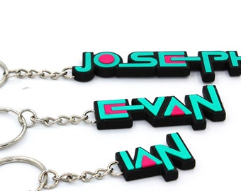 Personalized Survival Game Keychain: Contestant ID Cosplay Accessory