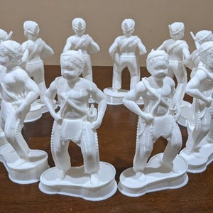 And Then There Were None Figurines from 1945 movie, Set of ten total