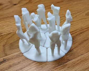 And then There Were None  statues, set of ten total
