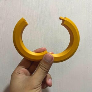 Cosplay Inhibitor Rings Golden Inhibitor Rings Shadow the Hedgehog, Cosplay Bracelet, 3D ...
