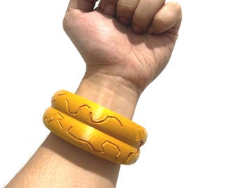 Tengen Uzui Demon Slayer arm rings, bangles cosplay 3d printed (PAIR)