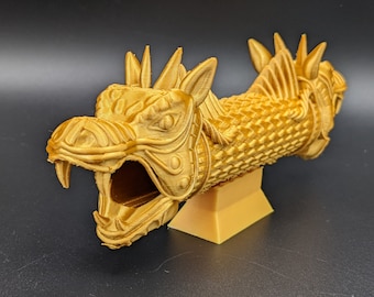 Golden Dragon Decoration | Creepy Hand Trap, 3D Printed