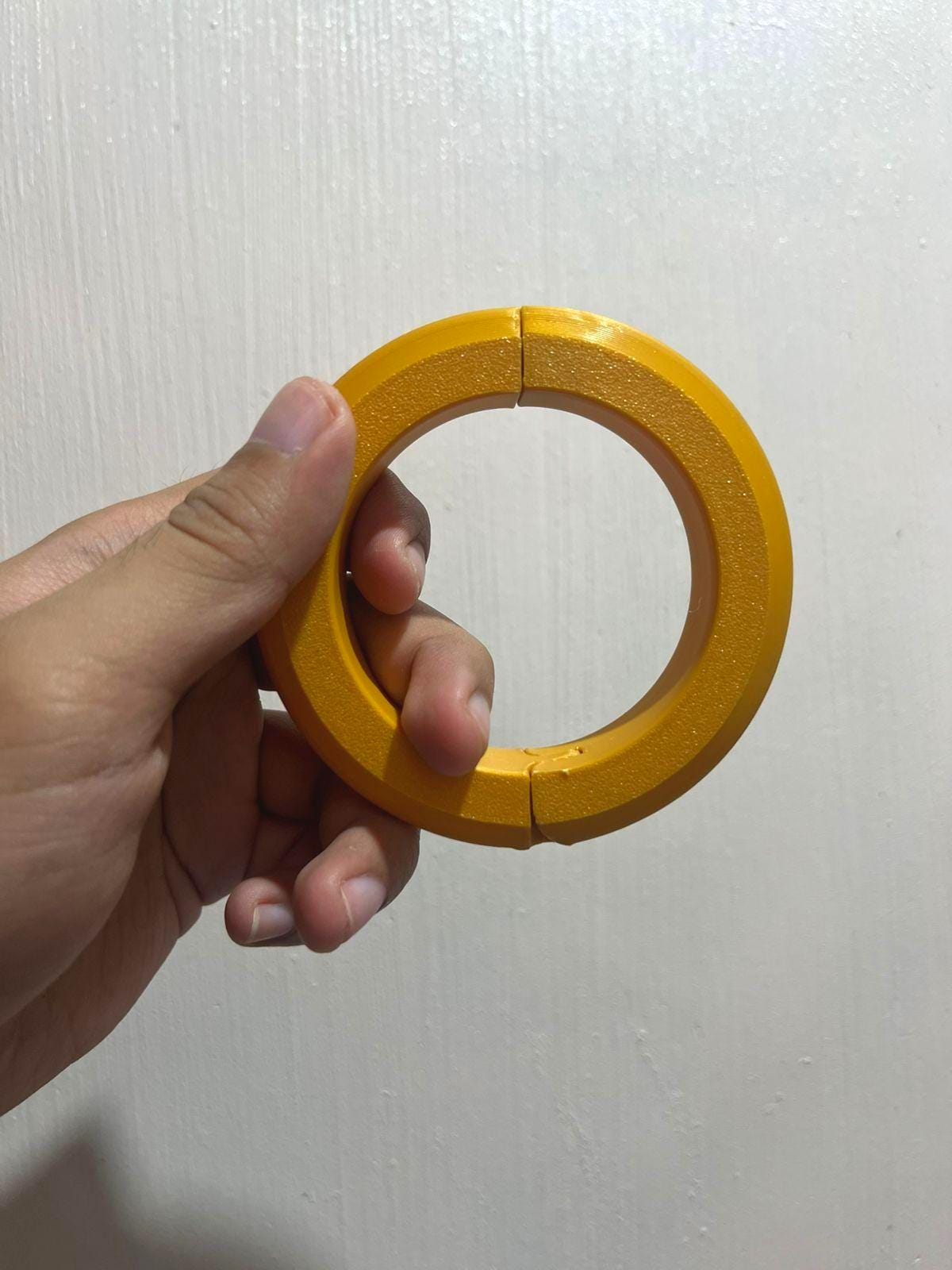 Golden Inhibitor Rings Shadow the Hedgehog, Cosplay Bracelet, 3D ...