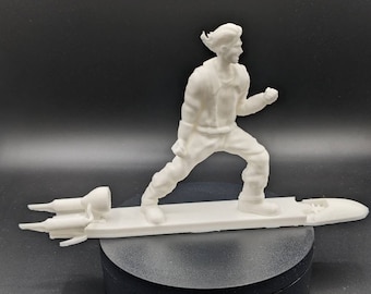 Space Pirate Explorer Boy Figurine – Adventure-Inspired 3D Printed Model