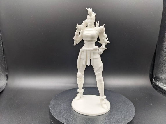 Blizzard Overwatch Tracer Statue Version 1 Original Face