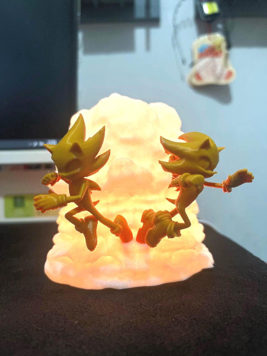 3D Igel Figur Beweglich - 10cm Desktop Deko Aus PLA