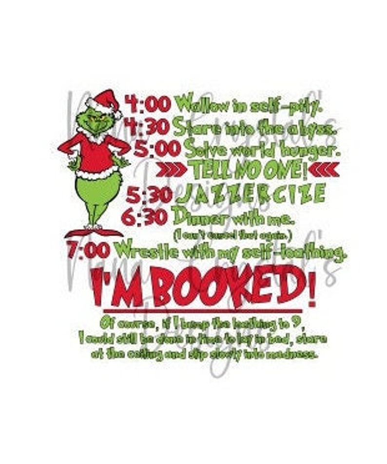 Grinch Timeline Sublimation Transfer Ready to Press Etsy Canada
