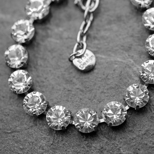 Swarovski Bracelet, Crystal Bracelet, Cup Chain Bracelet, Rhinestone Bracelet, Tennis Bracelet, Diamond Bracelet, Swarovski Jewelry, FAB42