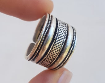 Adjustable Celtic Ring, Christmas Gifts , Thumb Ring, Couple Ring, Boho Ring, Celtic Jewelry, Adjustable Statement Ring, Unisex Gift, RB361