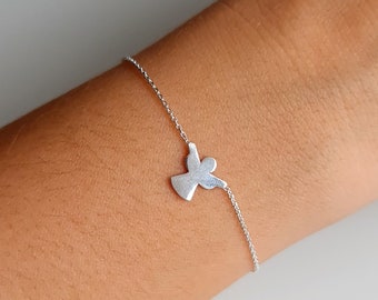 angel accessories, angel jewelry, angel protection, minimal lifestyle, angel bracelet,gold angel bracelet, Christmas Gift, 925 silver Gift