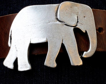 Fibbia Cintura Grande Fibbia Cintura Western Con Elefante Africano Fibbia Cintura Grande Fibbia Cintura Western Con Elefante Africano