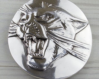 Panther Belt Buckle, Puma Belt Buckle, Animal Belt Buckle