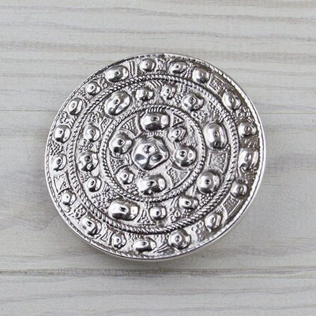 Silver Round Belt Buckle Vintage Belt Buckle Boho Belt Etsy