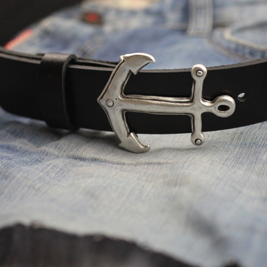 Anchor Belt Buckle for Snap Belt, Unisex Anchor Belt Pin  display picture 1