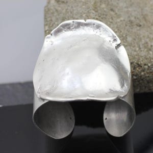 Vintage Brutalist Silver Bangles - Etsy UK
