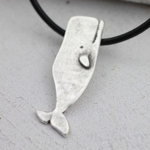 Silver moby dick pendant, Whale necklace supplies, Nautical pendant, Sea jewelry, Animal pendant craft, Unisex necklace pendant, PB126as